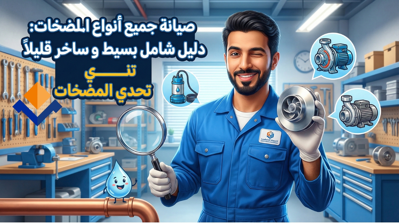 صيانة جميع أنواع المضخات: دليل شامل بسيط وساخر قليلاً