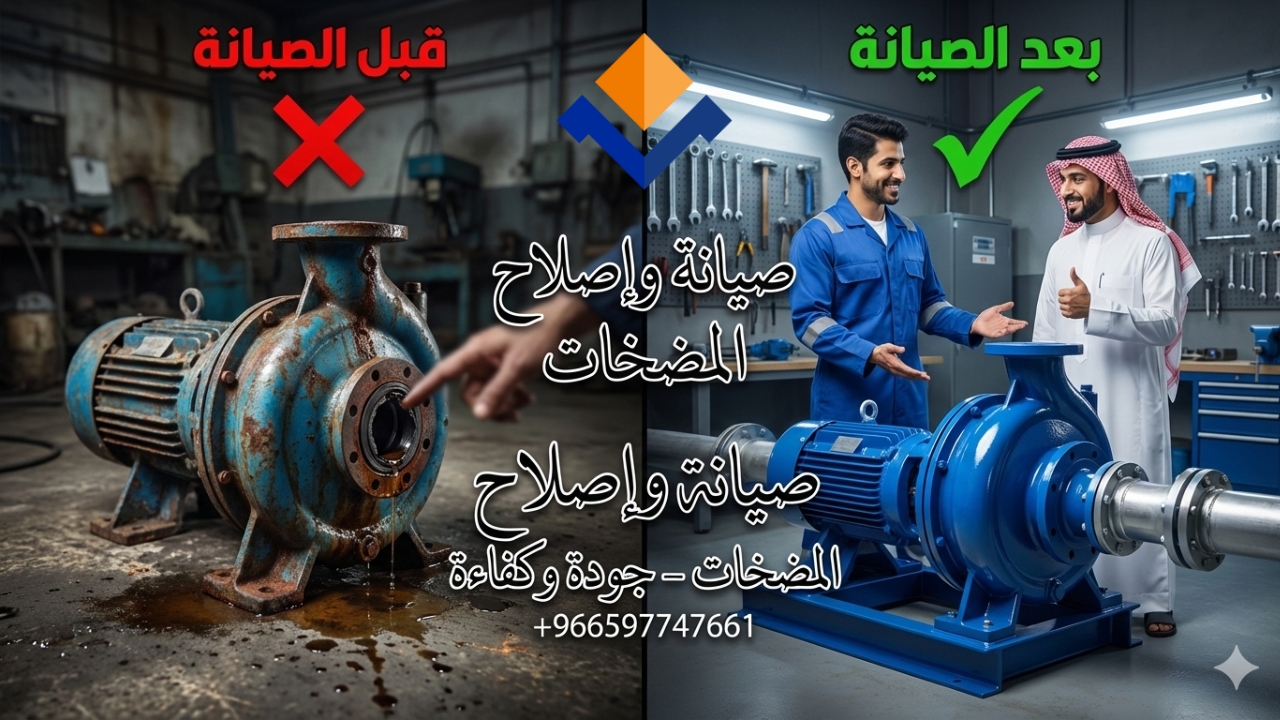 صيانة وإصلاح المضخات – جودة وكفاءة