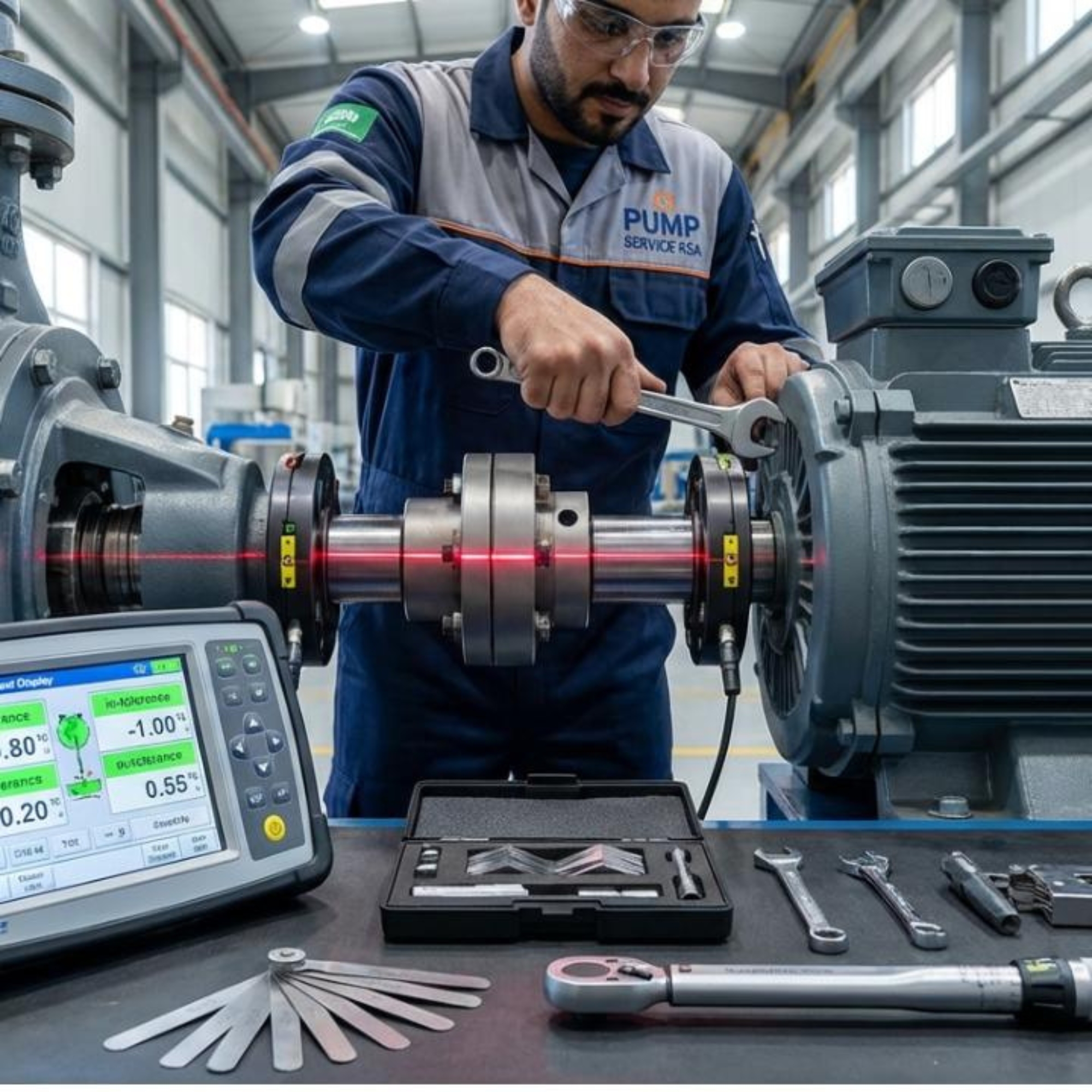 Pump Laser Alignment Services
